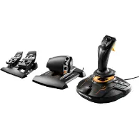 Thrustmaster T.16000M FCS Flight Pack - Joystick, speeder og pedaler - kablet - for PC