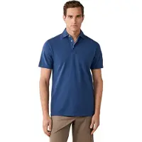 Hackett London Hackett Londontil mænd. HM5600201 Gmd-polo i blå piqué (XL), Casual, Bomuld, Korte ærmer