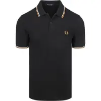 Fred perry Polo Twin Tipped M3600 P69 Sort måle