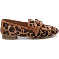 Carmela Carmelatil kvinder. 16231604-LEOPARDO Mokkasiner 162316 brun (37), Fast, Ingen, Casual, Dyreprint