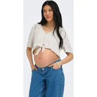 ONLY Maternity Bluse 'OLMEvalou Mette' grå