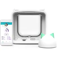 Sureflap Mikrochip Connect kattelem Sæt: Microchip Kattelem + Hub