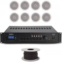 SubZero 6" 8x Zone Lofthøjttalersystem 120 W/100 V