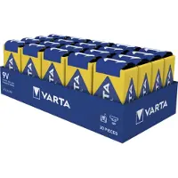 Varta Industrial Pro 9V batteri - Bulk 20 stk