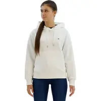 Gant Ganttil kvinder. 4201413 Shield hættetrøje hvid (XL), Casual, Bomuld
