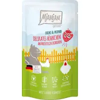MjAMjAM Chicks & Friends - Klempose Cat - Kylling med jordbær - 12 x 125 g