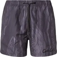 Carlo colucci Badeshorts 'Fedel' grafit / sort