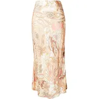 Monari Nederdel camel / brun / koral / hvid