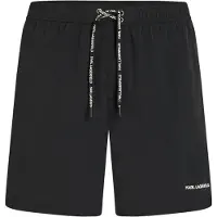 Karl Lagerfeld Badeshorts sort / hvid