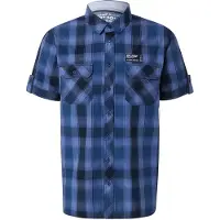 CAMP DAVID Skjorte navy / koboltblåt / sort