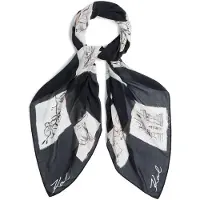 Karl Lagerfeld Sjal sort / hvid