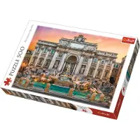 Trefl 500 Piece Jigsaw Puzzle Fontanna Di Trevi Rom Italy Photography Puzzle Adult Puzzles 37292