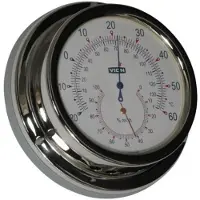 Foresti & Suardi Rustfrit Stål Termohygrometer 90 Mm