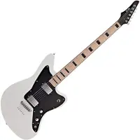 G4M SubZero Rogue VI Baryton Elektrisk Guitar Polar Hvid