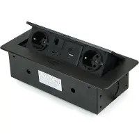Emuca Atom 26 Multiconetor Til Skrivebord Mmm 225x111