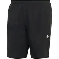 Adidas Originals Badeshorts 'Trefoil Essentials' sort / hvid