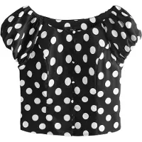 Next Bluse sort / hvid