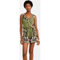 Love & roses Jumpsuit oliven / lyserød / sort / hvid