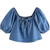 Next Bluse blue denim