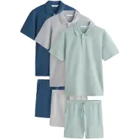 Next Joggingdragt mørkeblå / greige / pastelgrøn