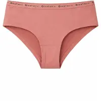LEAFLETIC Slip 'Mid Rise Brief' gammelrosa
