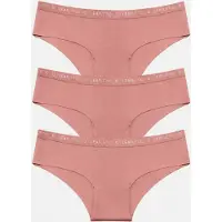 LEAFLETIC Panty 'Mid Rise Hipsters/Brief' lyserød