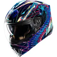 I.C.O.N. Threshold Synthwave Lazer Cobra Modulær Hjelm