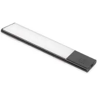 Emuca Genopladelig Led-lampe Med Usb Kaus Sort Med Nærhedssensor
