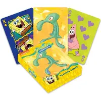 Spongebob Squarepants Aquarius SpongeBob Bold og Brash spiller kort -SpongeBob -tema -kort til dine yndlingskortspil - officielt licenseret SpongeBob -merchandise & sa