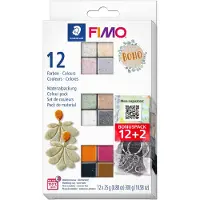 Fimo Staedtler 8013C12-5P, Modellering ler, Flerfarvet, 12 stk, Dreng/Pige, 12 farver, 110 °C