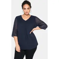Sheego Tunika navy
