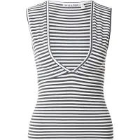 Weekday Overdel 'Pia' antracit / hvid