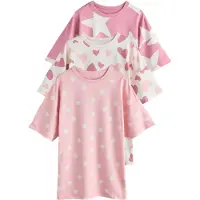 Next Natskjorte ecru / lyserød / lys pink