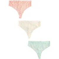 Next String beige / lysegrøn / lys pink
