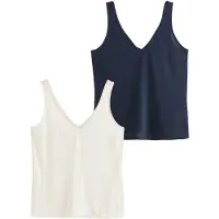 Next Overdel creme / navy