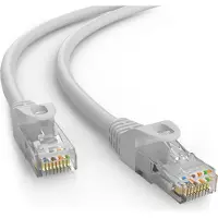 Techly 50m RJ45 Cat 5e, 50 m, Cat5e, U/UTP (UTP), RJ-45, RJ-45, Grå