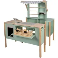 Small Foot Children's shop and kitchen sage green fresh