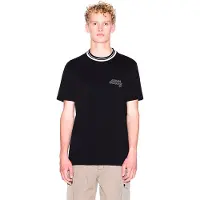 Armani Exchange A|X Armani Exchangetil mænd. XM001795AF10361UC001 T-shirt med regular fit og sort kontrasterende profil (L), Casual, Bomuld, Korte ærmer
