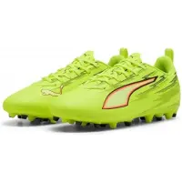 Puma Ultra 6 Play MG Unleashed - Gul/Sort/Rød/Neon Børn - Multi Ground (MG), størrelse 37