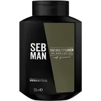 Sebastian MAN The Multitasker Hair, Beard & Body Wash with Guarana Showergel 250 ml