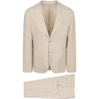 Suitable Washed Hør Kostume Ecru Beige Off-white måle