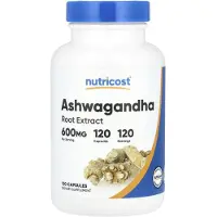 Nutricost Ashwagandha Root Extract 600 mg 120 Kapsler