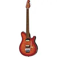 Sterling By Music Man Sterling Axis AX50 Quilted Maple Lava Burst