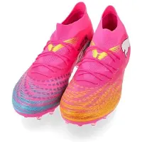 Puma Future 9 Match MG Showtime - Pink/Orange/Blå/Hvid - Multi Ground (MG), størrelse 41
