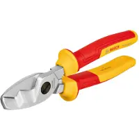Bosch 1.600.A02.NF4, Håndkabelskærer, Rød, Gul, Krom-vanadium-stål, Metallic, Rød, Gul, 2 cm, 205 mm