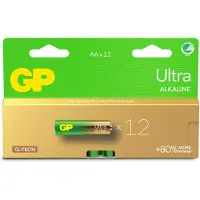 GP Ultra Alkaline AA-batteri, 15AU/LR6, 12-pak