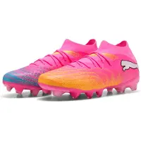 Puma FUTURE 9 MATCH FUSION FG/AG Football Boots Women, Shoes, Poison Pink/Sun Stream/Bright Aqua, 35.5