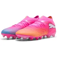 Puma FUTURE 9 PRO FG/AG Football Boots Unisex, Shoes, Poison Pink/Sun Stream/Bright Aqua, 42