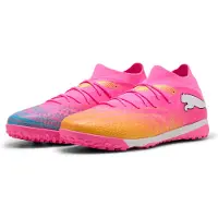 Puma Future 9 Match TT Showtime - Pink/Orange/Blå/Hvid - Turf (TF), størrelse 41