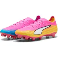 Puma ULTRA 6 PRO FG Football Boots Unisex, Shoes, Poison Pink/White/Sun Stream, 43